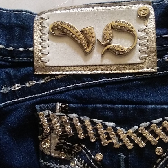 Vingin Only Straight Leg Women Blue Jeans Size 9 - Picture 8 of 13